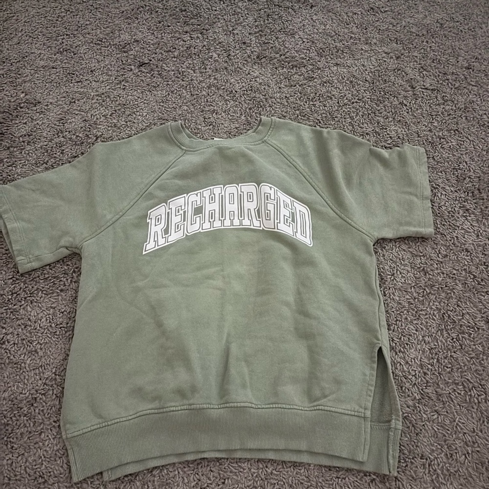 Green sweatshirt
